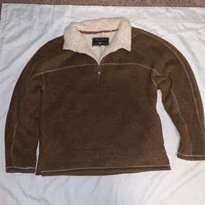 Melange & Sherpa 1/4 zip True Grit pullover